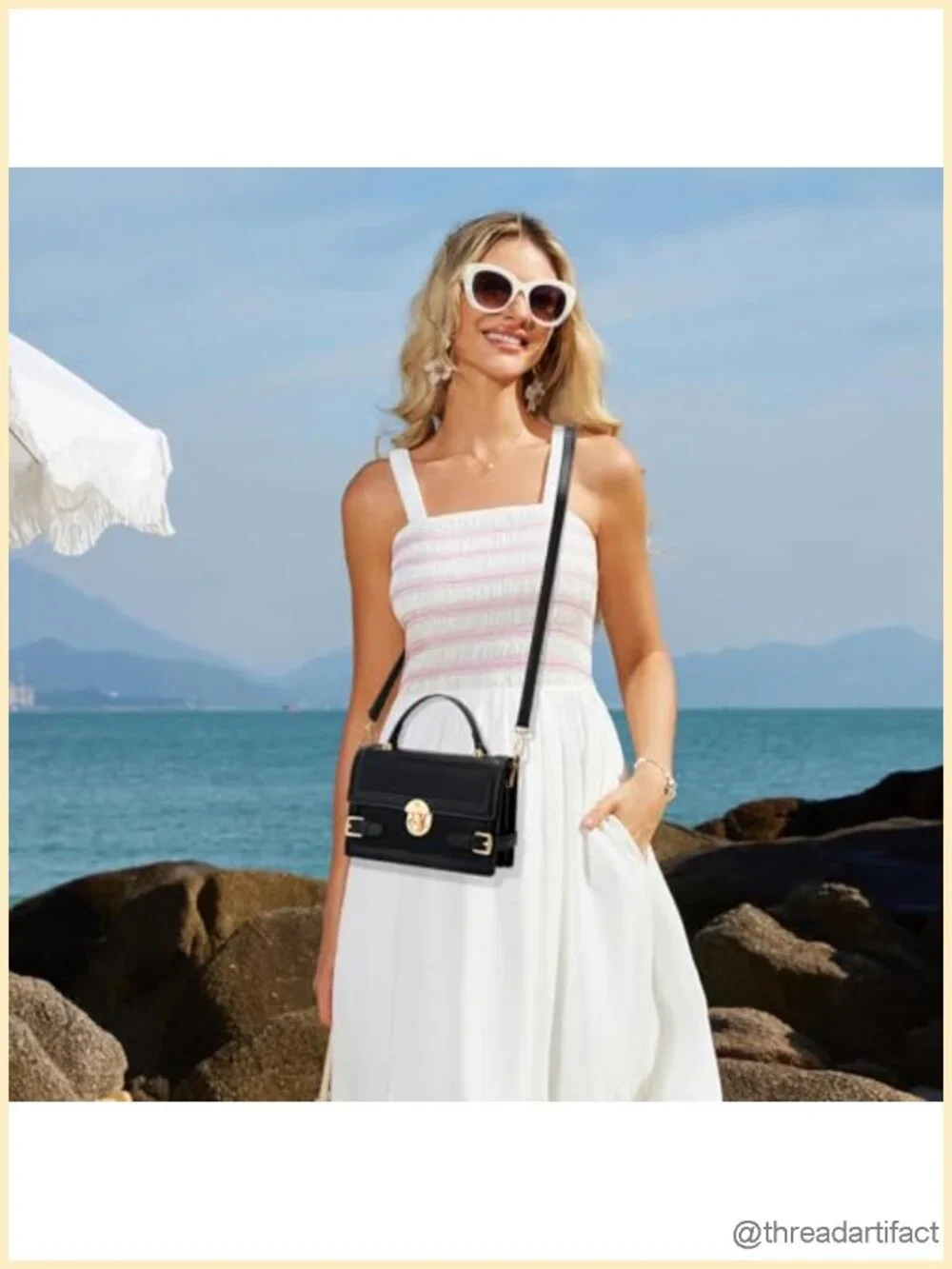 Summer Beach Straw Shoulder Purse & Clutch Handbag Woven Crossbody